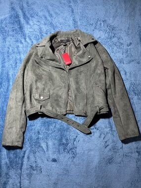 NWT Forever 21 Casual Bomber Jacket - Olive Green- Size L